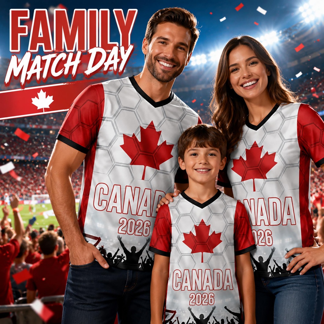 Summer Clothing Women Canada - قميص منتخب كندا لكرة القدم 2026،