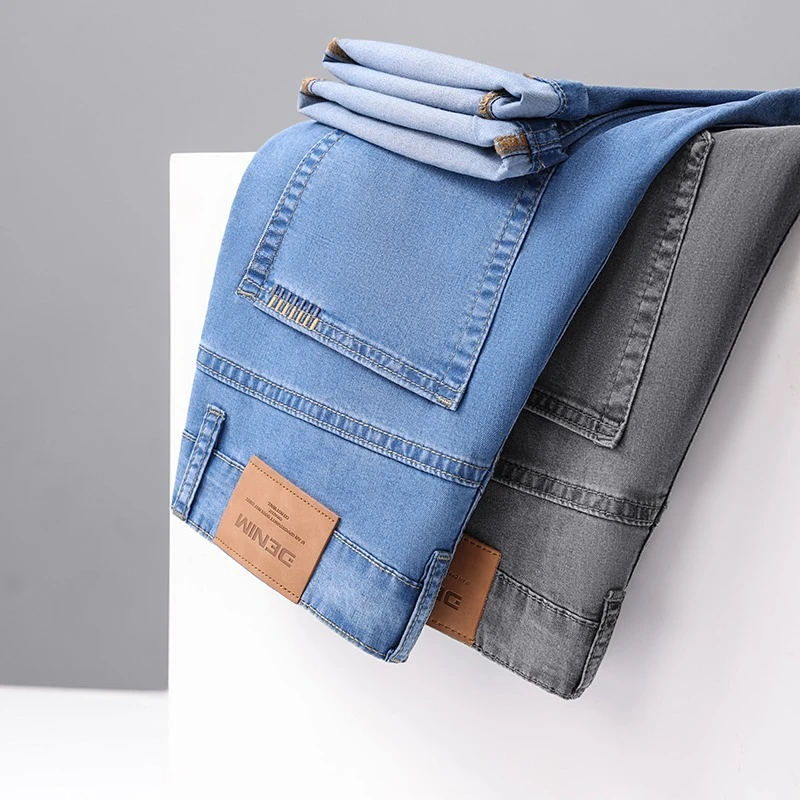 Summer Light Clothing - ملابس صيفية رجالية، بنطلون جينز من
