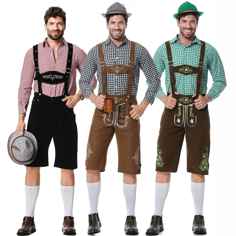 Summer Vacation Clothing Men - غي مهرجان أكتوبر التقليدية Lederhosen زي
