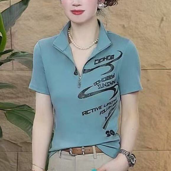 Summer Clothing Over 60 - تي شيرت نسائي عصري صيفي 2026