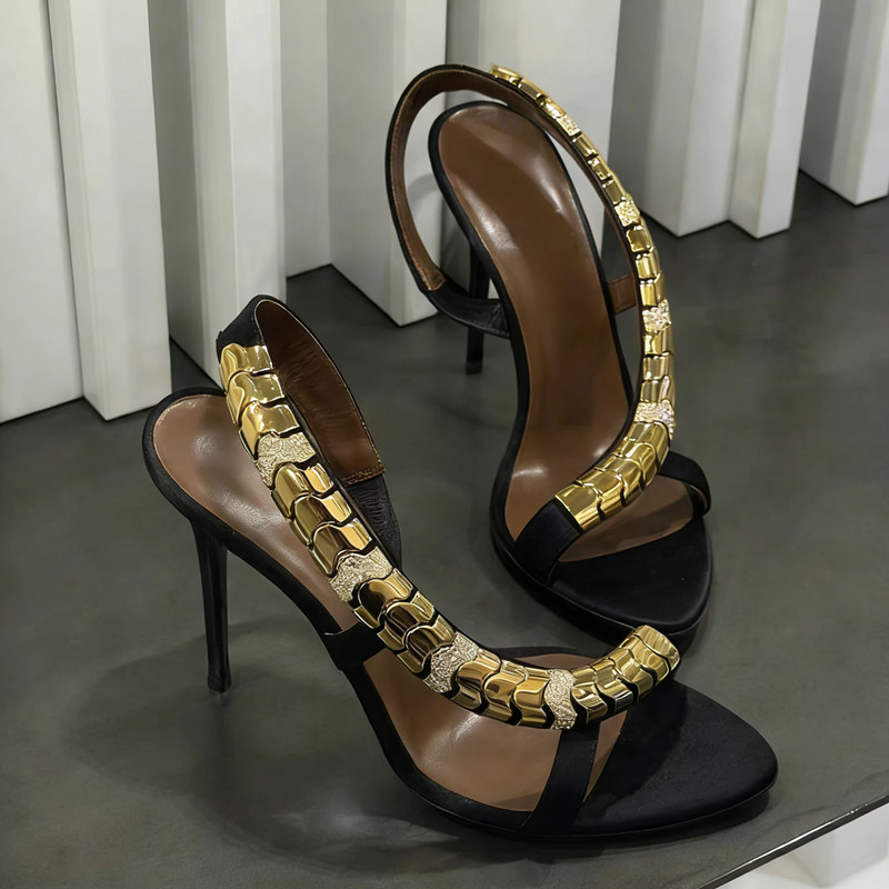 صنادل نسائية فاخرة مرصعة بالأح - مراجعة Summer Clothing Collection وسعره