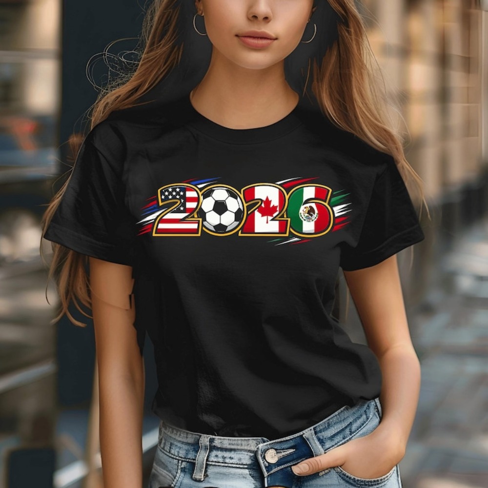 قميص قطني بتصميم كرة القدم للو - مراجعة Summer Clothing Women Canada وسعره