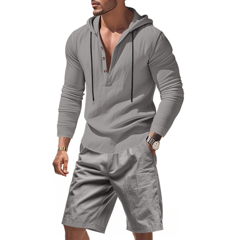 طقم رجالي من الكتان مكون من قط - مراجعة Linen Shorts Men وسعره