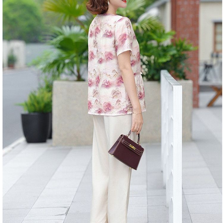 بلوزة شيفون صيفية فضفاضة بأكما - مراجعة Summer Clothing Over 60 وسعره