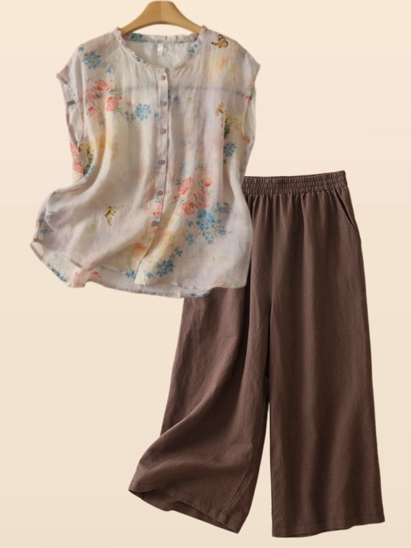 قميص صيفي من القطن والكتان بطب - مراجعة Summer Clothing Over 60 وسعره