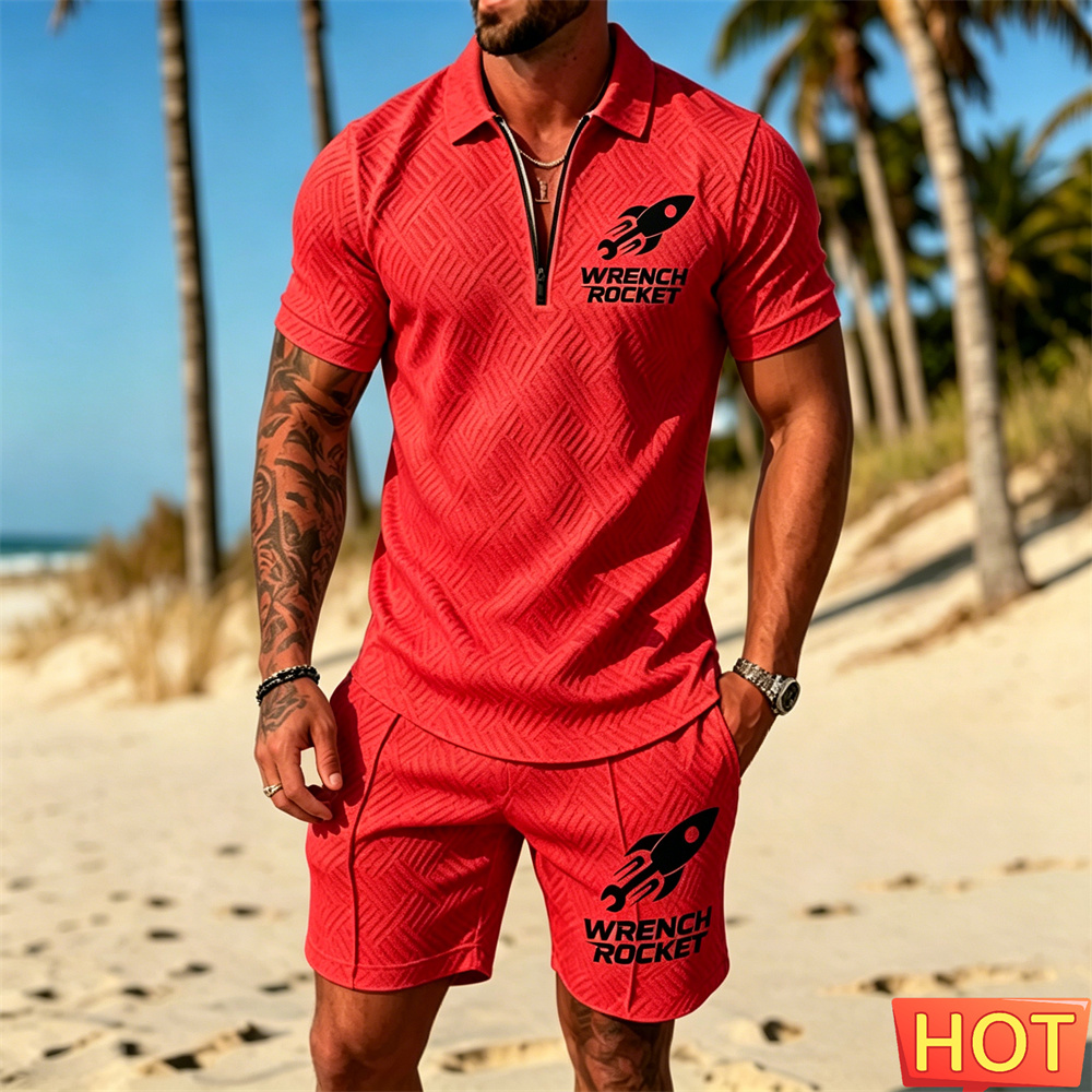 طقم بولو رجالي صيفي للإجازات،  - مراجعة Summer Vacation Clothing Men وسعره