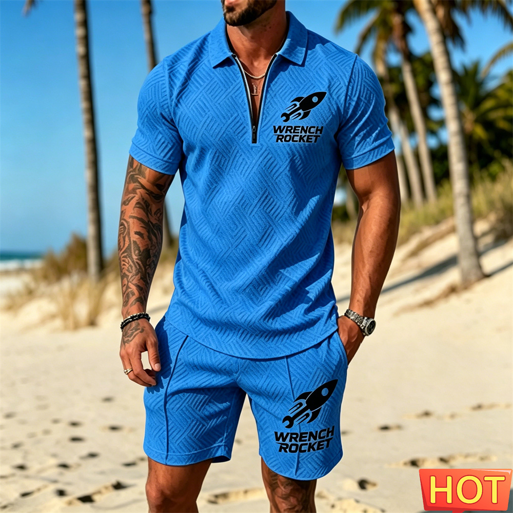 طقم بولو رجالي صيفي للإجازات،  - مراجعة Summer Vacation Clothing Men وسعره