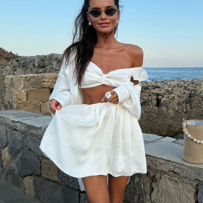 تانك القمم منتفخ تنورة صغيرة ق - مراجعة Summer Clothing Women Sale وسعره