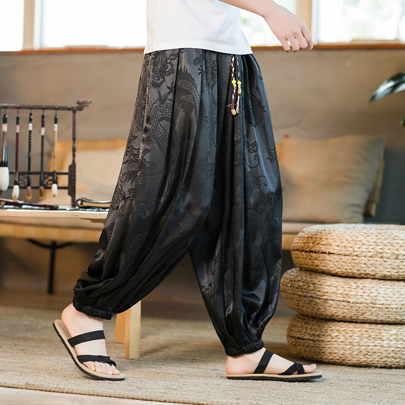 بنطلون رجالي واسع الساق للصيف  - مراجعة Summer Light Clothing وسعره