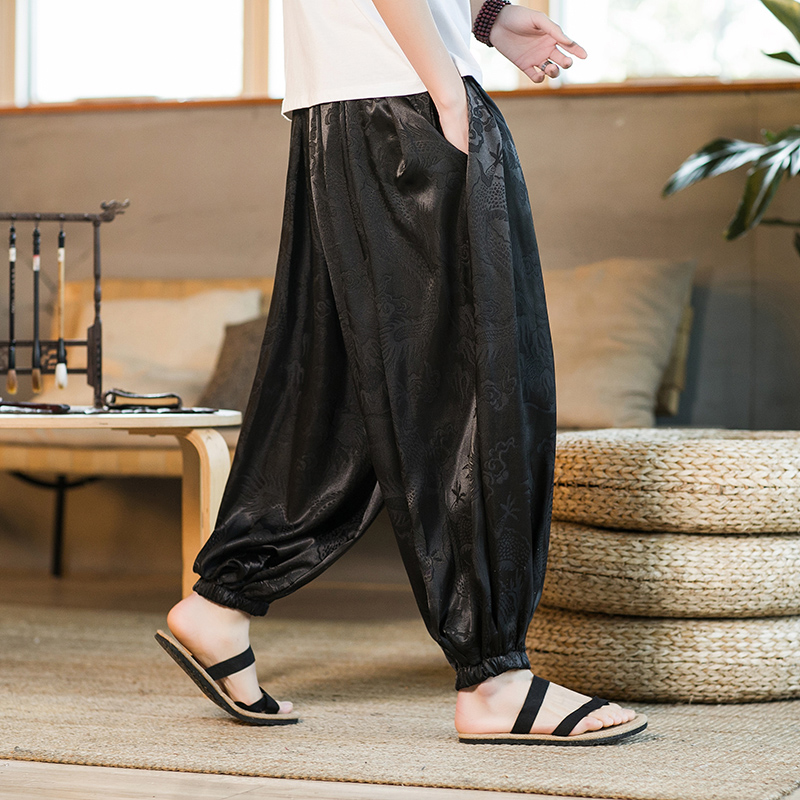 بنطلون رجالي واسع الساق للصيف  - مراجعة Summer Light Clothing وسعره