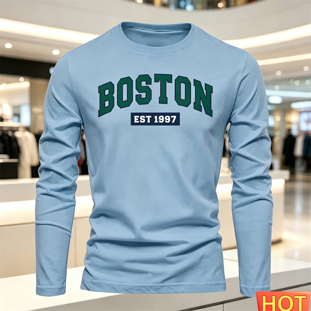 تي شيرت رجالي بأكمام طويلة للخ - مراجعة Summer Clothing Usa وسعره