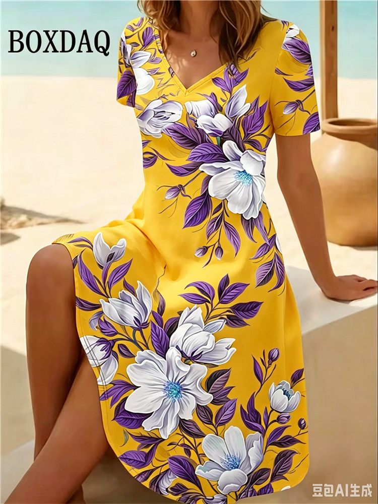 فساتين نسائية مقاس كبير 6XL لل - مراجعة Summer Upf Clothing وسعره