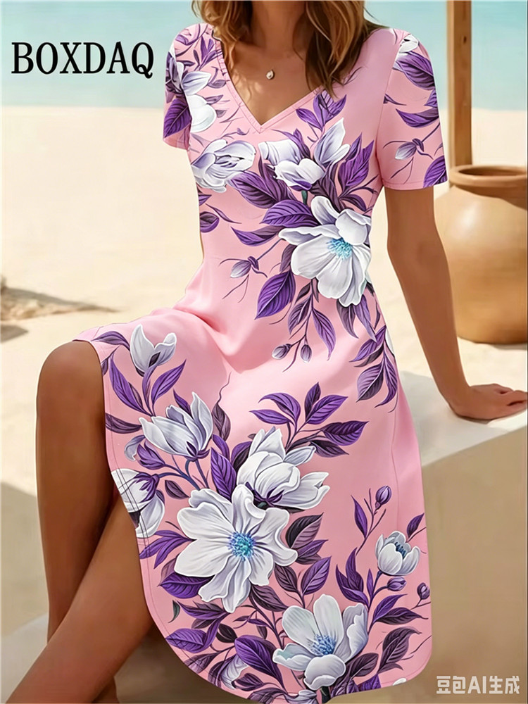 فساتين نسائية مقاس كبير 6XL لل - مراجعة Summer Upf Clothing وسعره