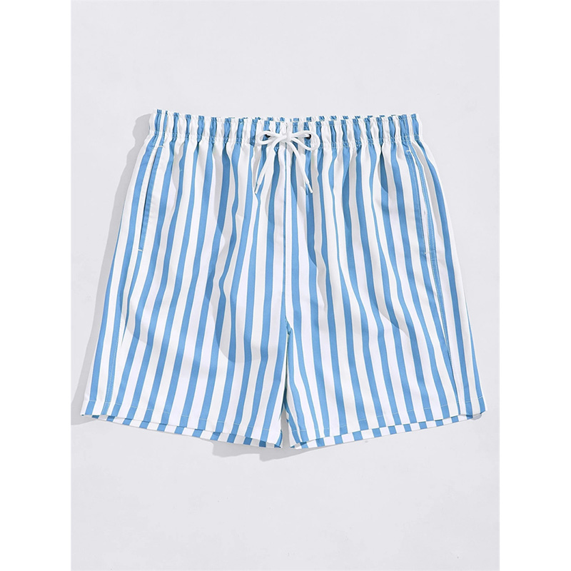 شورت شاطئ رجالي بطباعة خطوط عم - مراجعة Summer Vacation Clothing Men وسعره
