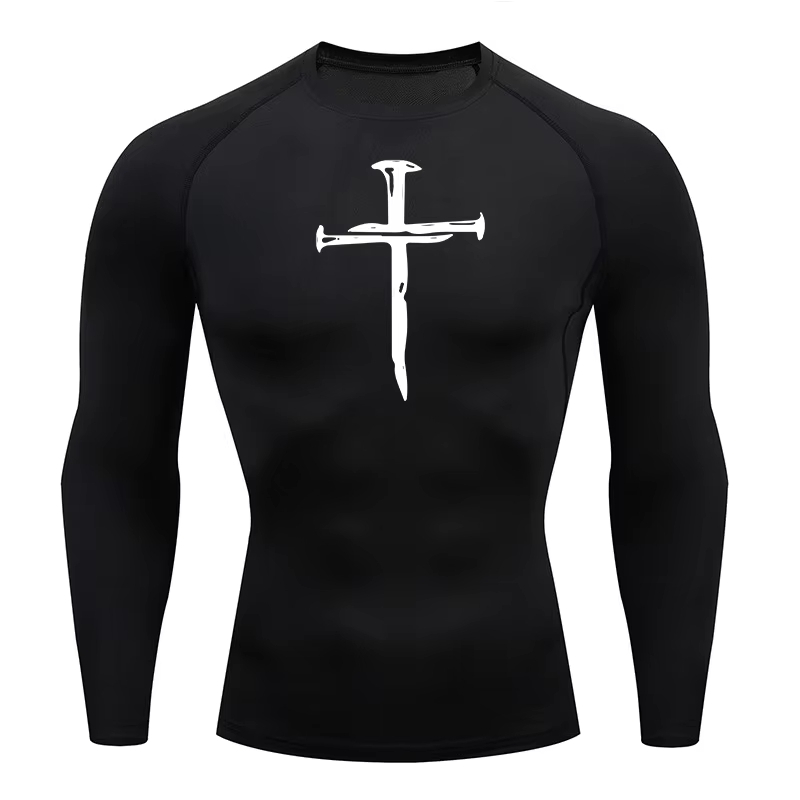 قمصان رياضية مضغوطة للرجال بأك - مراجعة Rash Guard Long Sleeve وسعره