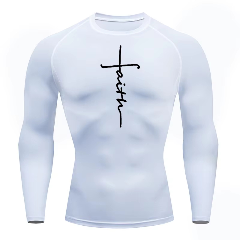 قمصان رياضية مضغوطة للرجال بأك - مراجعة Rash Guard Long Sleeve وسعره