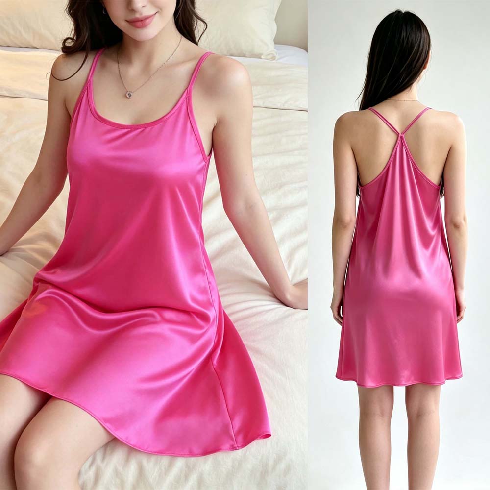 فستان نوم نسائي صيفي مثير بتصم - مراجعة Summer Clothing Dress وسعره