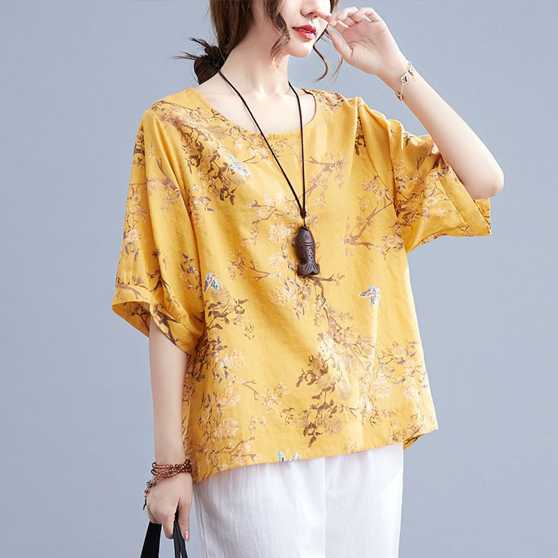 تي شيرت نسائي صيفي جديد من الق - مراجعة Summer Clothing Over 60 وسعره