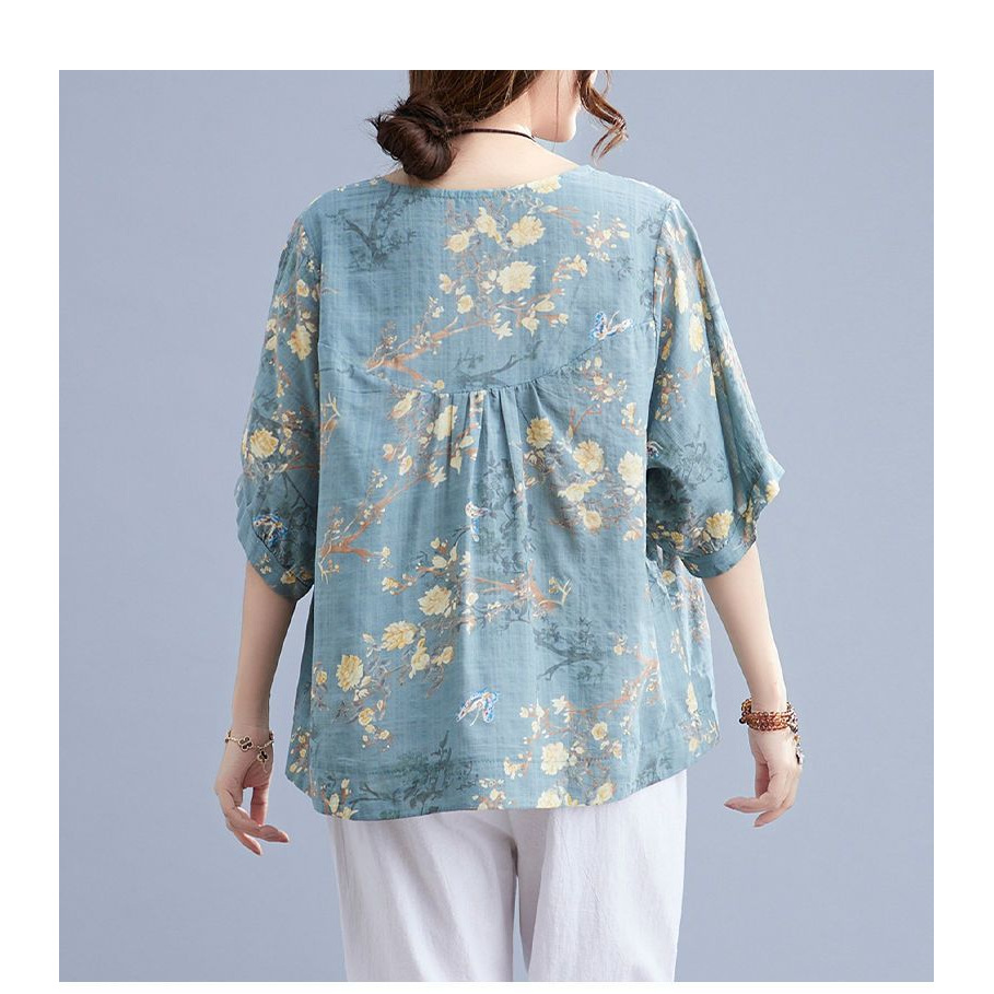 تي شيرت نسائي صيفي جديد من الق - مراجعة Summer Clothing Over 60 وسعره