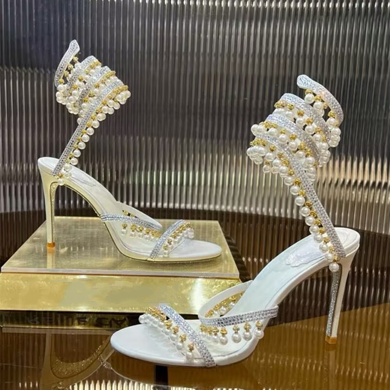 صنادل نسائية فاخرة مزينة بالأح - مراجعة Summer Clothing Collection وسعره