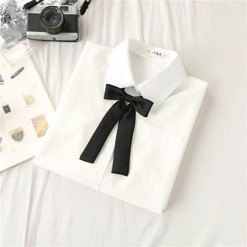 قمصان مدرسية بيضاء للنساء موضة - مراجعة Tie Front Shirt وسعره