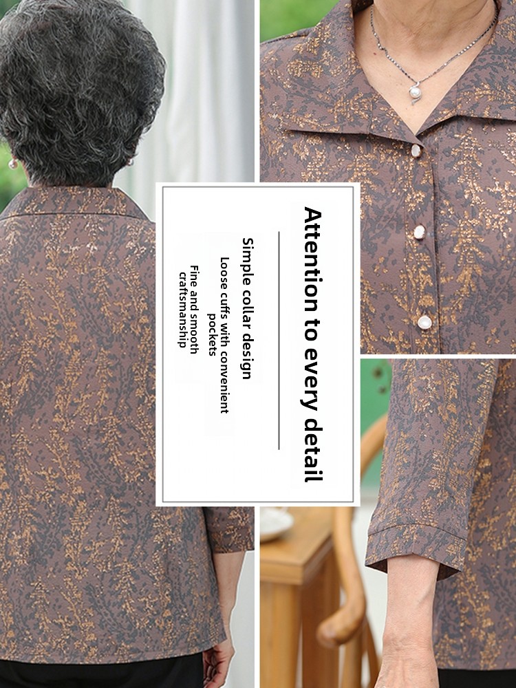 طقم قميص أنيق على طراز الجدات، - مراجعة Summer Clothing Over 60 وسعره
