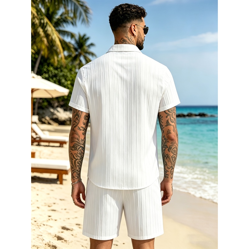 طقم بدلة صيفية غير رسمية للرجا - مراجعة Summer Light Clothing وسعره