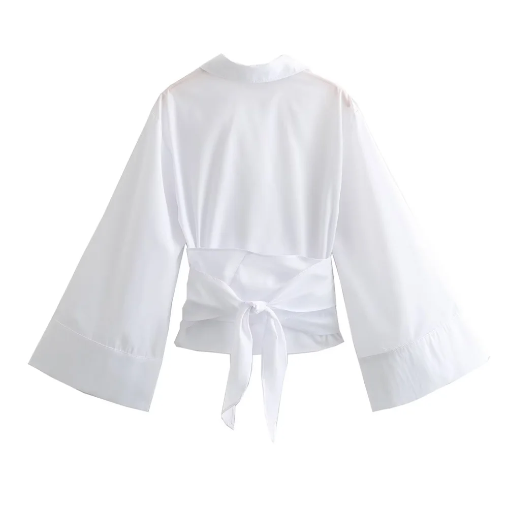 قميص بوبلين مزدوج الصدر للنساء - مراجعة Tie Front Shirt وسعره
