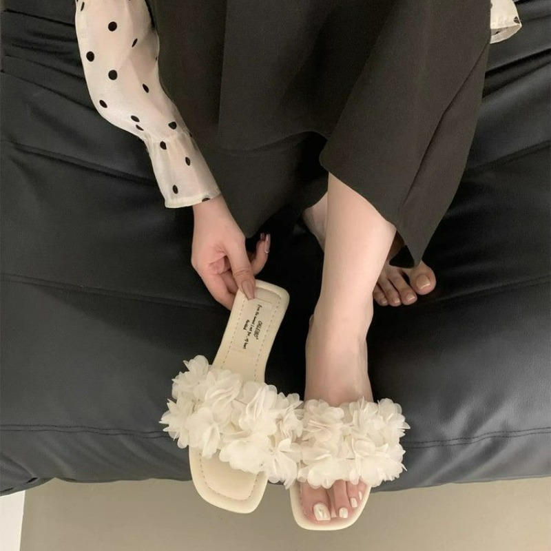 المرأة زهرة نعال مسطحة 2025 جد - مراجعة Summer Light Clothing وسعره