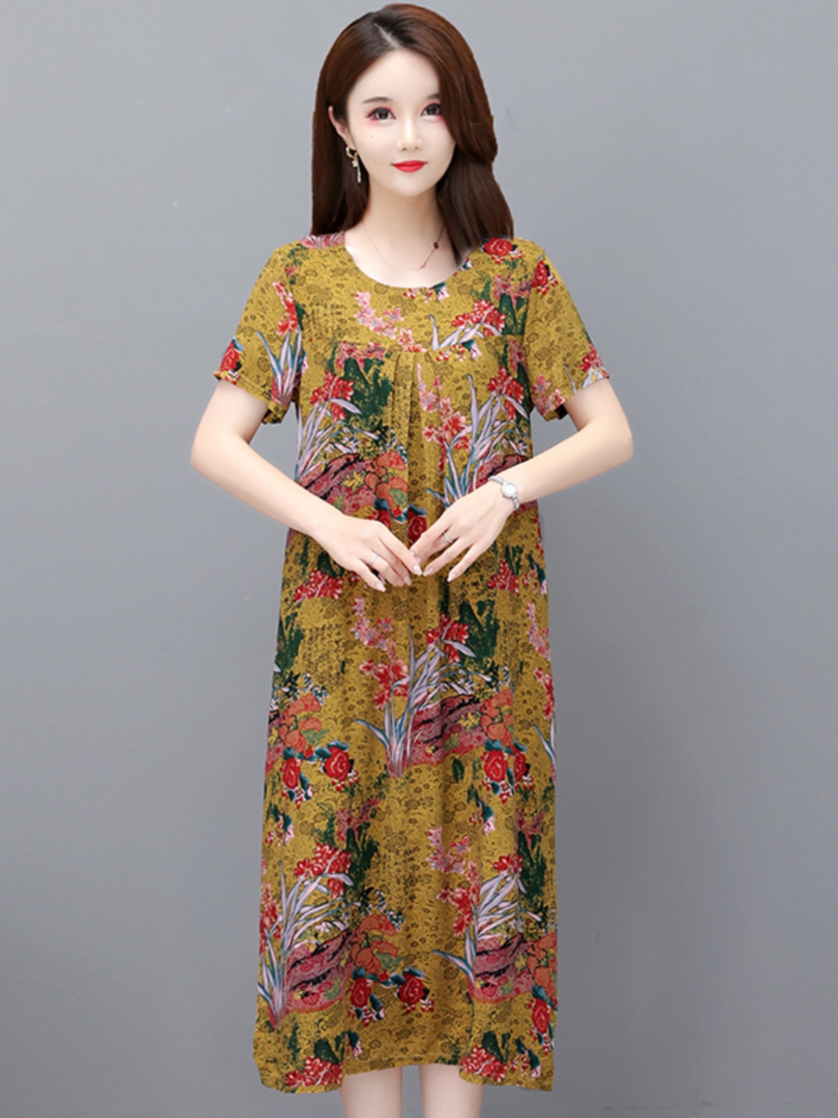 فستان صيفي جديد بمقاسات كبيرة، - مراجعة Summer Clothing Over 60 وسعره