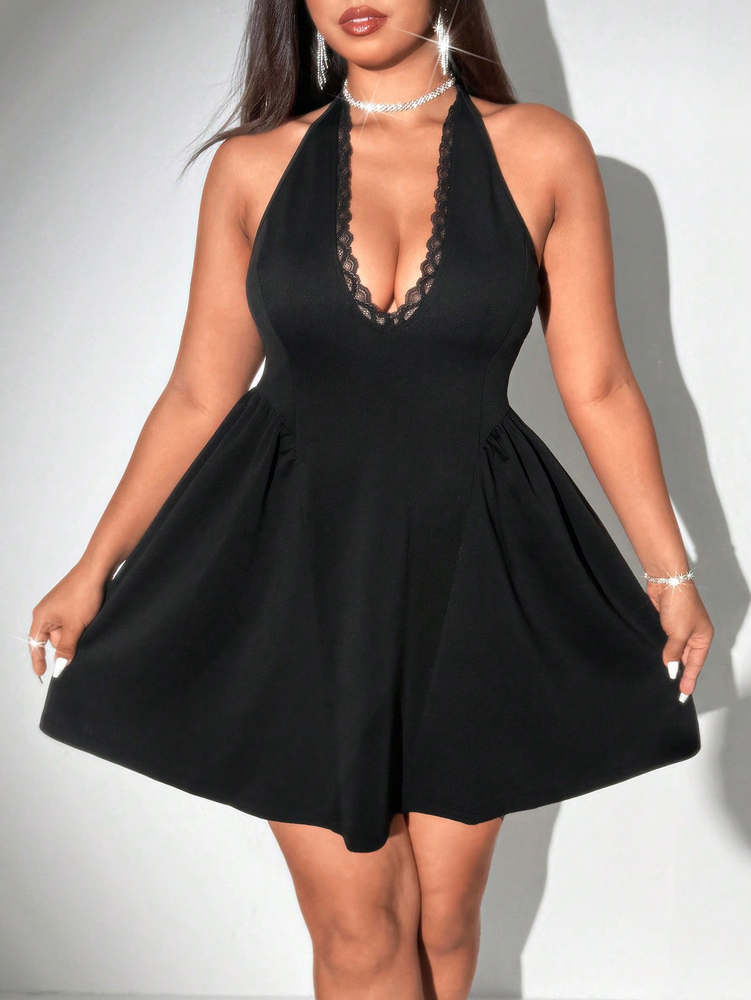 فستان قصير أسود للنساء ذوات ال - مراجعة Summer Upf Clothing وسعره
