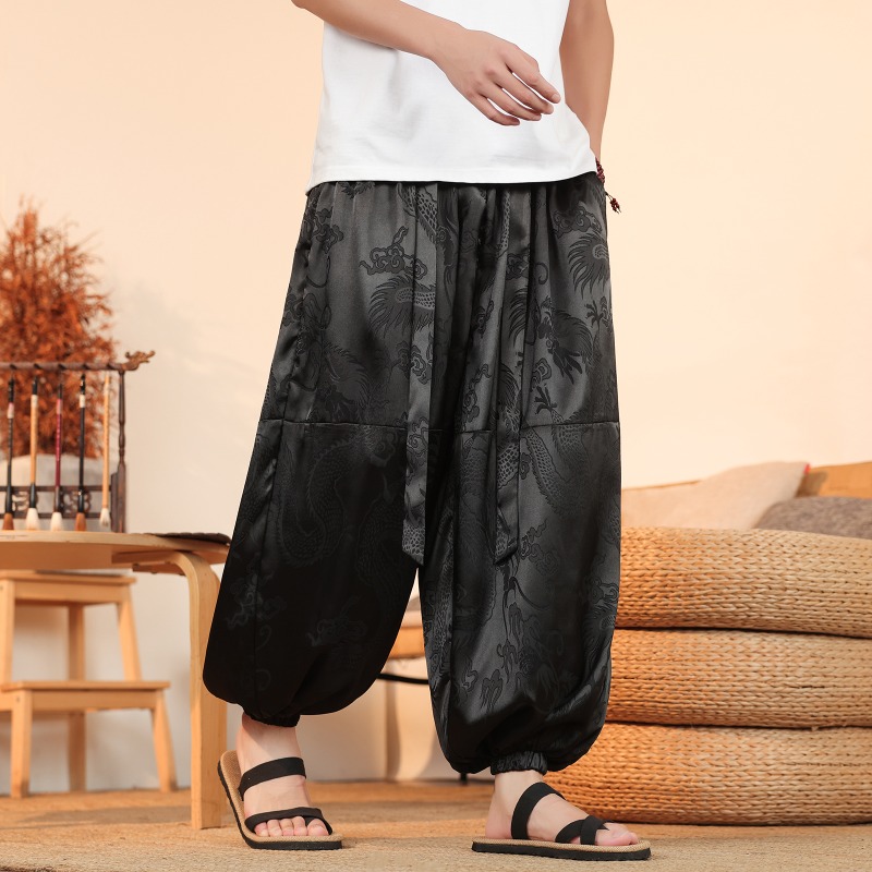 الرجال بنطال ذو قصة أرجل واسعة - مراجعة Summer Light Clothing وسعره