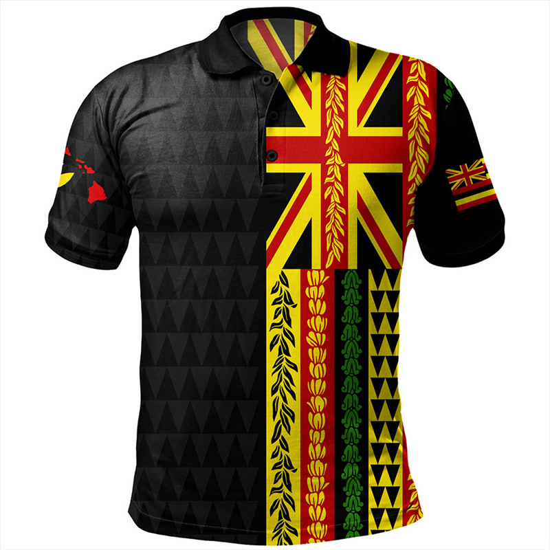 Fashion Hawaii Printed Polo Sh - مراجعة Summer Vacation Clothing Men وسعره