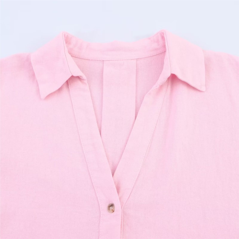 قميص نسائي بأكمام واسعة من هيب - مراجعة Tie Front Shirt وسعره